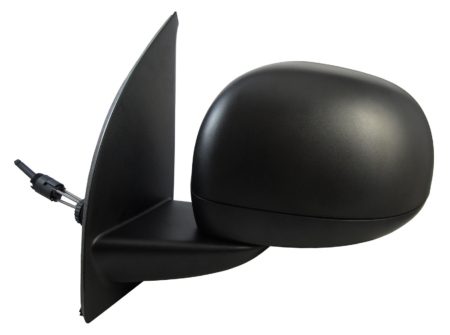 Espejo Retrovisor Completo Izquierdo Convexo Negro Fiat Panda (2012->)