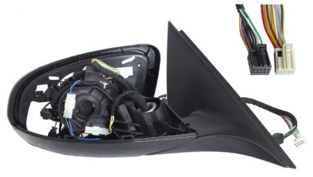 Cuerpo Espejo Retrovisor Derecho Electrico Térmico Abatible (C/Luz de Cortesía) (C/Memoria) 14 Pines+2con Mercedes C W205 (2014->)