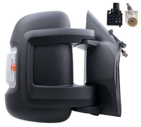 Espejo Retrovisor Completo Derecho Electrico Con Térmico (C/Intermitente) W16W Brazo Cortoc/Antena 9 Pines Fiat Ducato/Jumper (2006->) (8CM)