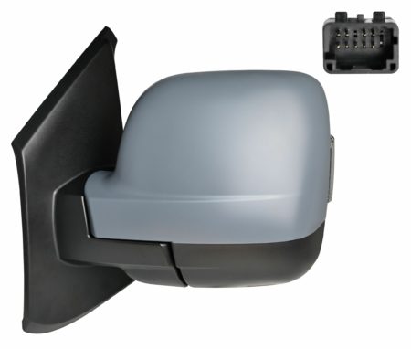 Espejo Retrovisor Completo Izquierdo Electrico Térmico (C/Intermitente) Abatible (Para Pintar) Asferico 9 Pines Renault Trafic (2021.08->)