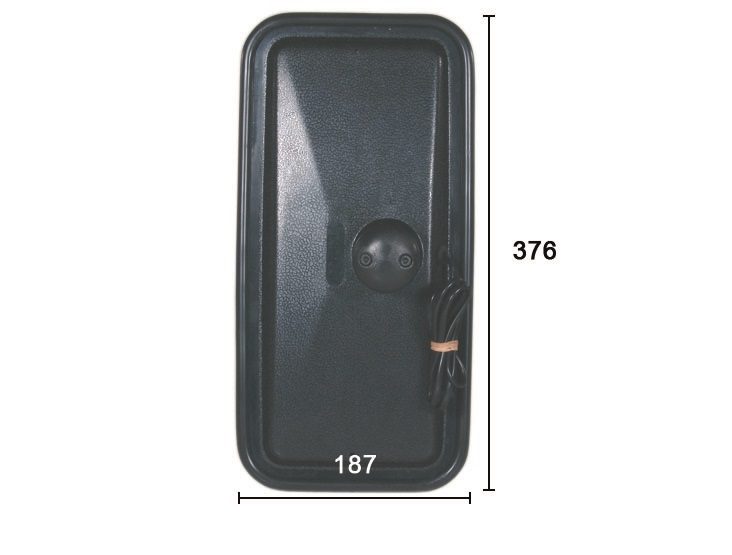 Espejo Retrovisor Completo Derecho/Izquierdo Manual Convexo Term Universal Vertical (15-28mm)376X187mm