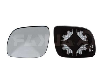 Cristal+Base Espejo Retrovisor Derecho Convexo Skoda Fabia (1999->2006) (Modelo Pequeño)