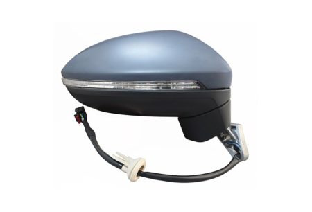 Espejo Retrovisor Completo Derecho Electrico (Para Pintar) Convexo Térmico (C/Intermitente) 6 Pines Volkswagen Touran (2015->)