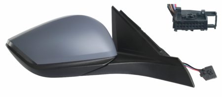 Espejo Retrovisor Completo Derecho Electrico Térmico (C/Intermitente) Convexo (Para Pintar) (S/Temp) 8 Pines Peugeot 308/Astra (2021.07->)