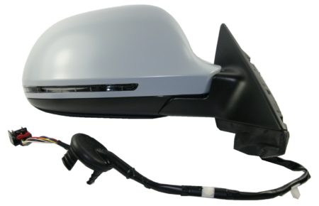 Espejo Retrovisor Completo Derecho Electrico (Para Pintar) Térmico Abatible (C/Intermitente) 10 Pines Audi A3 (2008->2010) (5P)