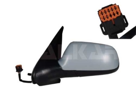 Espejo Retrovisor Completo Izquierdo Electrico (Para Pintar) Asferico Térmico Azul Citroen Xsara (2000->)