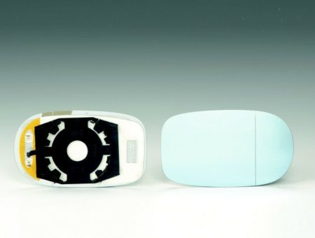 Cristal+Base Espejo Retrovisor Derecho Térmico (C/Superior) Azul Alfa 166 (1998->)