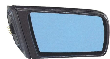 Espejo Retrovisor Completo Derecho Electrico (Para Pintar) Convexo Térmico Azul 5 Pines Mercedes C W202 (1993->1996)