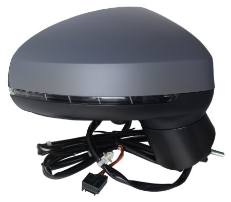 Espejo Retrovisor Completo Derecho Electrico (Para Pintar) Convexo Térmico (C/Intermitente) 6 Pines Audi A1 (2015->)