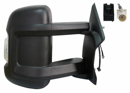 Espejo Retrovisor Completo Derecho Electrico Térmico (C/Intermitente) Wy5w Brazo Largoc/Antena 9 Pines Fiat Ducato/Jumper (2006->) (22CM)