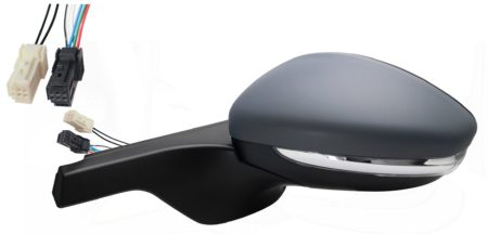 Espejo Retrovisor Completo Izquierdo Electrico (Para Pintar) Térmico (C/Intermitente) Convexo 6 Pines Citroen C3 (2016.09->)