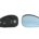 Cristal+Base Espejo Retrovisor Izquierdo Asferico Térmico Azul Citroen C4 (2004->)