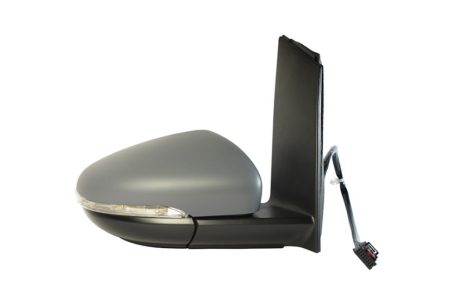 Espejo Retrovisor Completo Derecho Electrico (Para Pintar) Convexo Térmico (C/Intermitente) 6 Pines Volkswagen Touran (2010->)