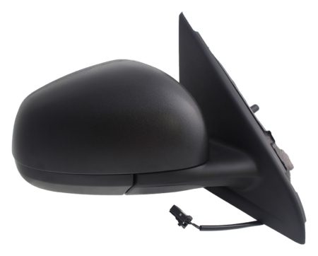 Espejo Retrovisor Completo Derecho Negro (C/Sonda) Temp Convexo 2 Pines Renault Twingo/Smart Forfour (2014->)