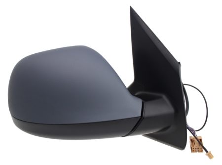 Espejo Retrovisor Completo Derecho Electrico (Para Pintar) Convexo Térmico 5 Pines Volkswagen Transporter (2016->) (C/Antena)