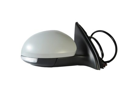 Espejo Retrovisor Completo Izquierdo Electrico (Para Pintar) Asferico Térmico Abatible (C/Intermitente) (C/Luz de Cortesía) 9 Pines Volkswagen Tiguan (2008->)