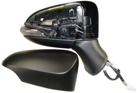 Espejo Retrovisor Completo Derecho Electrico (Para Pintar) Convexo Térmico Abatible (C/Intermitente) 9 Pines Toyota Avensis (2015->)