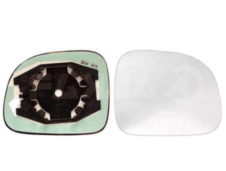 Cristal+Base Espejo Retrovisor Derecho Convexo Térmico Fiat Panda (2009->)