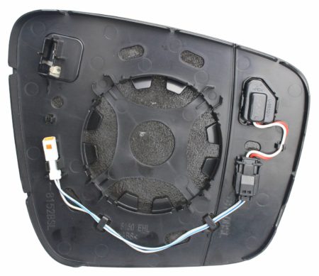 Cristal+Base Espejo Retrovisor Izquierdo Convexo Térmico (C/Angulo Muerto) 2 Pines Renault Express (2021.06->)