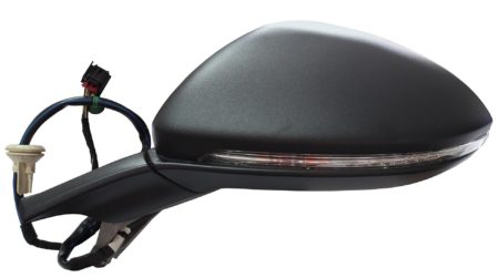 Espejo Retrovisor Completo Izquierdo Electrico Térmico (C/Intermitente) (Para Pintar) Abatible Asferico (C/Angulo Muerto) 8+2 Pines Volkswagen Golf VII (2017.01->)