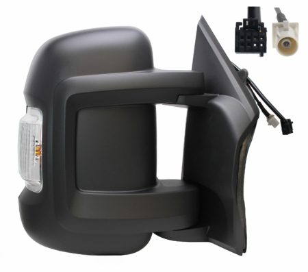 Espejo Retrovisor Completo Derecho Electrico Térmico (C/Intermitente) Wy5w Brazo Cortoc/Antena 9 Pines Fiat Ducato/Jumper (2006->) (8CM)