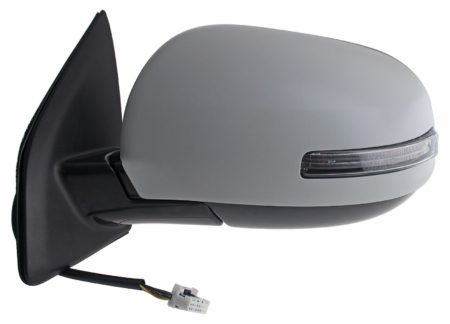 Espejo Retrovisor Completo Izquierdo Electrico (Para Pintar) Convexo Térmico Abatible (C/Intermitente) 9 Pines Mitsubishi Asx (2017->)