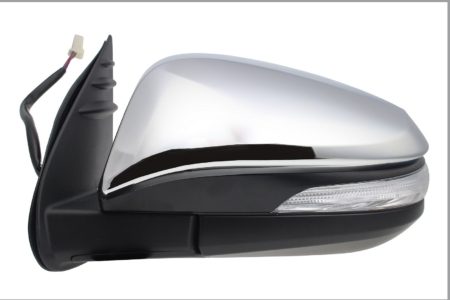 Espejo Retrovisor Completo Izquierdo Electrico Convexo (Cromado) (C/Intermitente) Toyota Hilux (2016->)