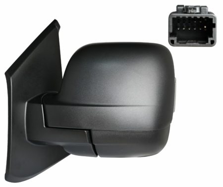 Espejo Retrovisor Completo Izquierdo Electrico Térmico (C/Intermitente Negro) Asferico 7 Pines Renault Trafic (2021.08->)