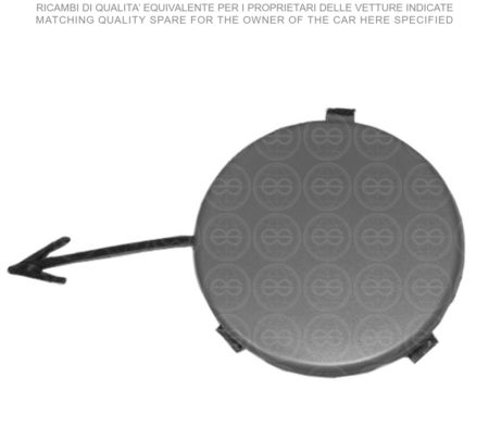 Tapa de Remolque Paragolpes Frontal (Para Pintar) Ford Mondeo (2000->)