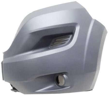 Punta Paragolpes Frontal Izquierdo (C/Agujero Faro) Gris Liso Fiat Ducato/Jumper/Boxer (2014->)