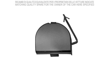 Tapa de Remolque Paragolpes Trasera (Para Pintar) Fiat 500 (2007->)