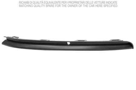 Moldura Superior Izquierda Negra Paragolpes Frontal Volkswagen Golf VII (2017.01->)