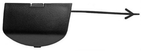 Tapa de Remolque Paragolpes Frontal (Para Pintar) Fiat 500 (2007->)