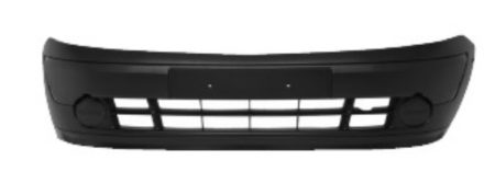 Paragolpes Frontal Negro Renault Kangoo (2002->) (Con Moldura C/Spoiler S/Refuerzo)