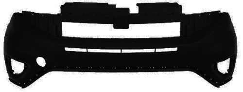 Paragolpes Frontal Superior Negro Liso Fiat Doblo 15 (C/Agujeros Antinieblas)