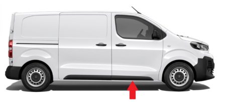 Moldura Puerta Frontal Derecha (Para Pintar) Citroen Spacetourer/Traveler (2016.04->)