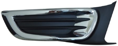 Rejilla Inferior Derecha Paragolpes Frontal Negra+cromada Citroen C3 Picasso (2009->)