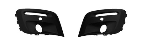 Kit Rejillas Negras Paragolpes Frontal (C/Agujero Faro) +luz Diurna+sens Citroen Berlingo (2015->) (Derecho/Izquierdo)