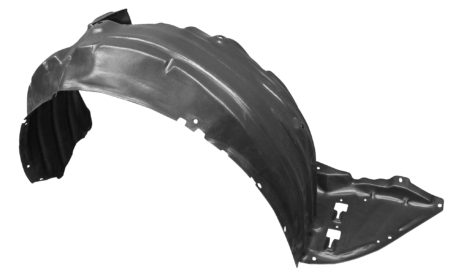 Resguardo Paso De Rueda Frontal Derecho Mazda 3 (2014->)