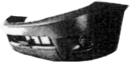 Paragolpes Frontal Negro (S/Agujeros) 2wd Toyota Hilux (2006->)