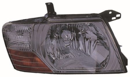 Faro Delantero Derecho Manual/Electrico (Interior Cromado) Mitsubishi Pajero (2003->)