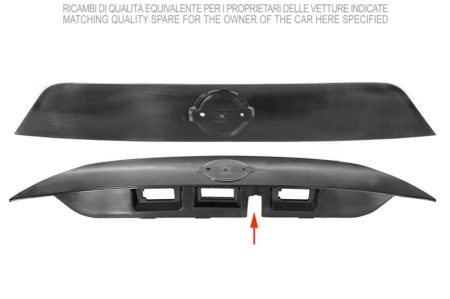 Moldura Portón Maletero (C/Camara)+(C/Kit de Fijacción) Nissan Qashqai (2013.11->) (MOD TECHNO)