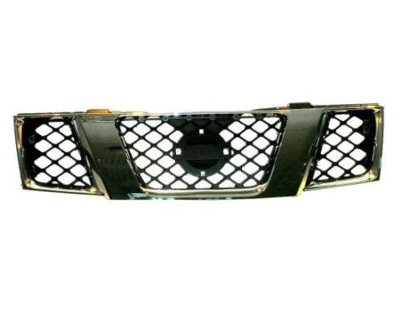 Rejilla Nissan Navara (2005->) (Cromada/Negra)