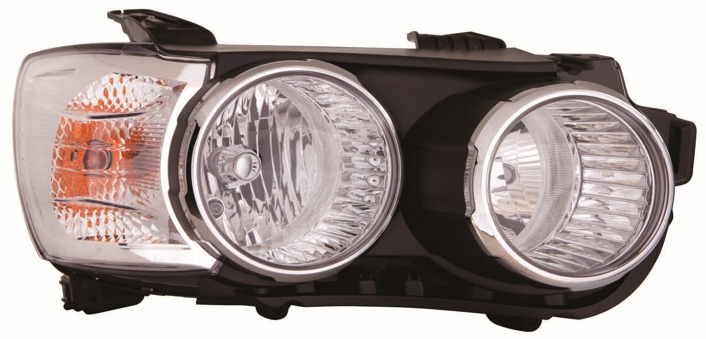 Faro Delantero Derecho Electrico (Interior Cromado) Chevrolet Aveo (4/5P) (2012->) (H7/H1)