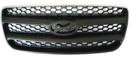 Rejilla Hyundai Santa Fe (Negra) (2006->) (C/Aro Cromado)