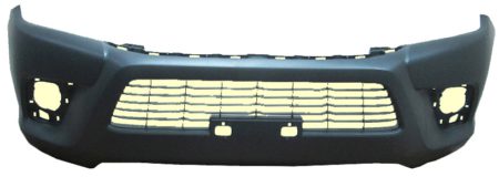 Paragolpes Frontal Negro (C/Rejilla Inferior) 4wd Toyota Hilux (2016->)