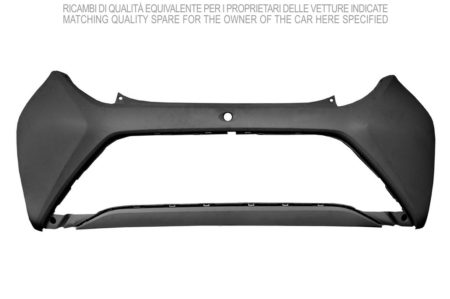 Paragolpes Trasero Para Pintarin Toyota Aygo (2014->)