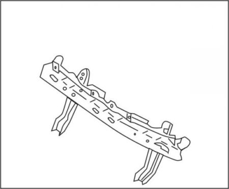Refuerzo Paragolpes Frontal Toyota Hiace Lh102 (1989->1993)