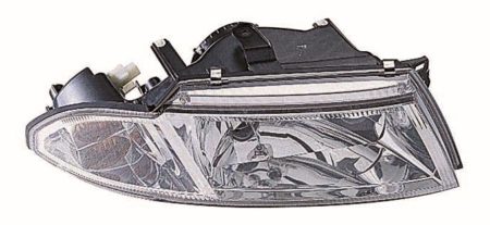 Faro Delantero Derecho Electrico Mitsubishi Carisma (Interior Cromado) (1998->)