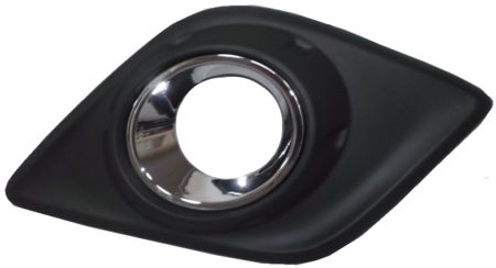 Rejilla Izquierdo Paragolpes Frontal Toyota Hilux (Con Agujero) (2016->) (C/Aro Cromado)